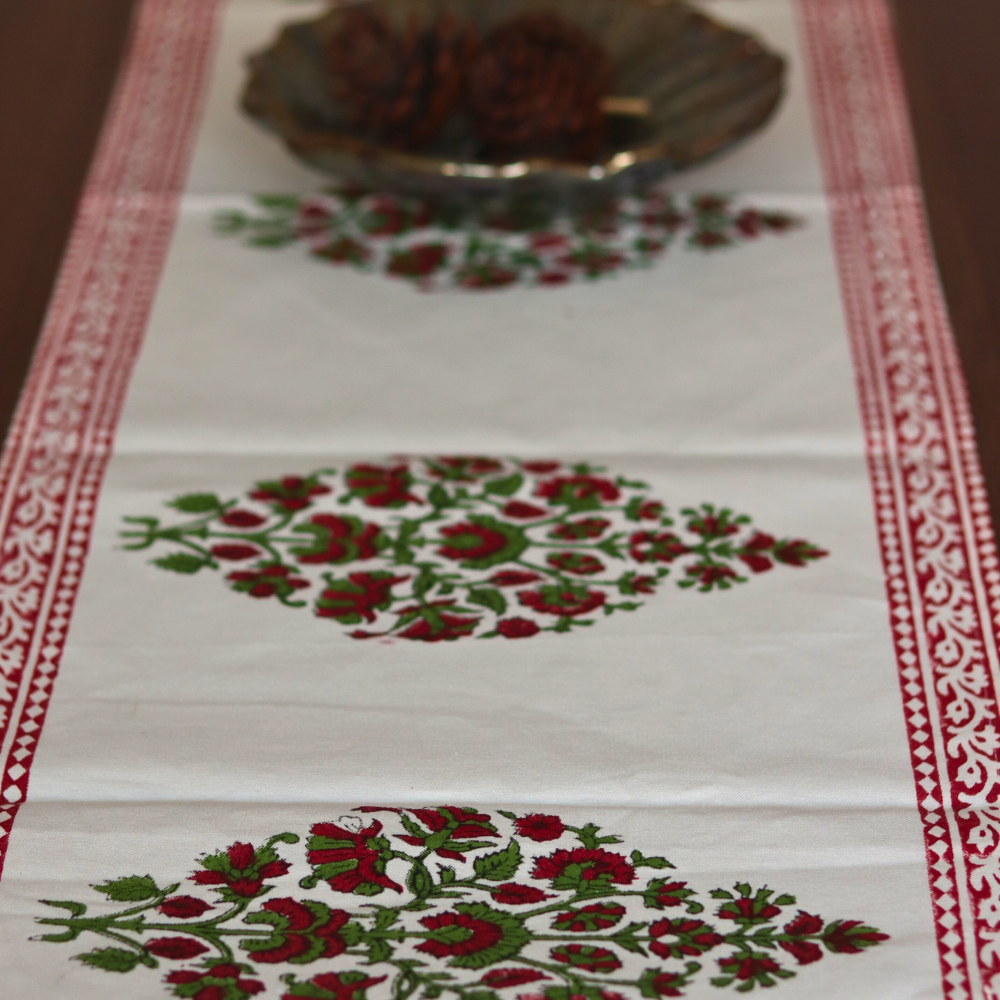 table runner, cotton table runner