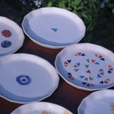 Set of 6 Dine & Shine Snack Plates (for the price of 5) handmade in india