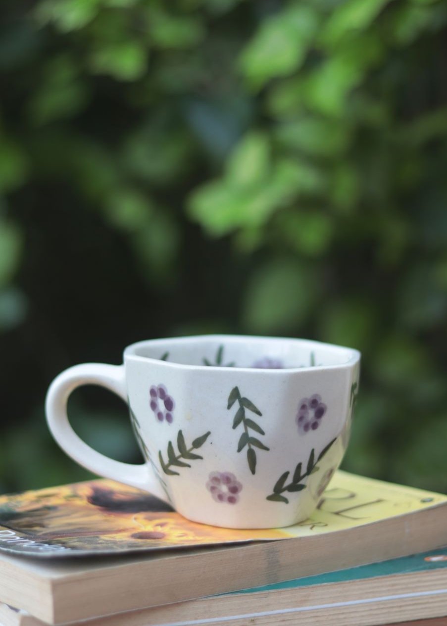 Handmade Lavender Fields Mug