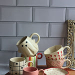 Get 4 mugs, get 2 mugs & Saucer FREE made by ceramic