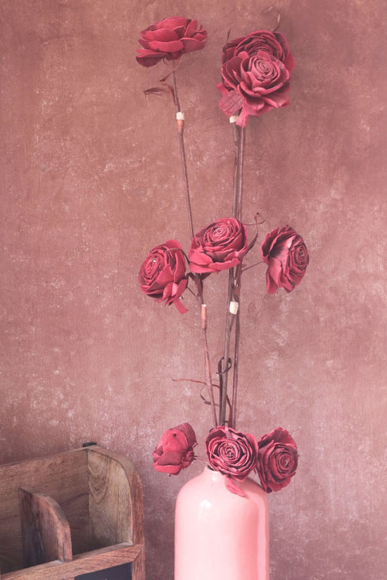 Red Bloom Roses Bunch premium quality home decor