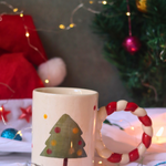 Christmas tree coffee mug stunning handle
