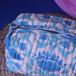 Aqua Magic Toiletry Bag - Medium handmade in India