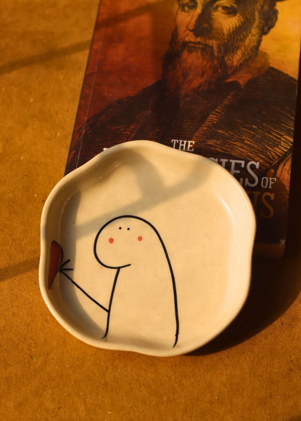 handmade In Love Dessert Plate 