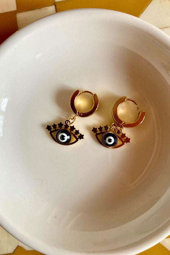 Evil Eye Earrings handmade in India