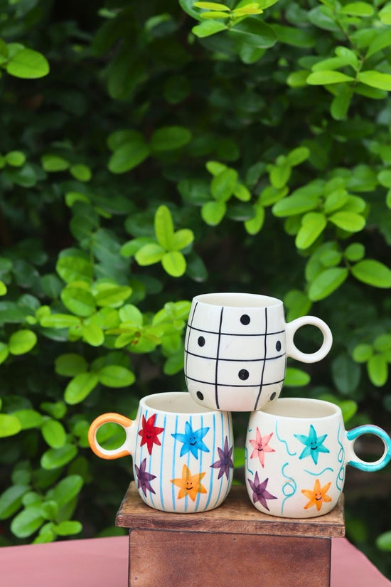 handmade Set of 3 - Perfect Pour Mugs