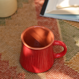 Red Etching Tea Cup