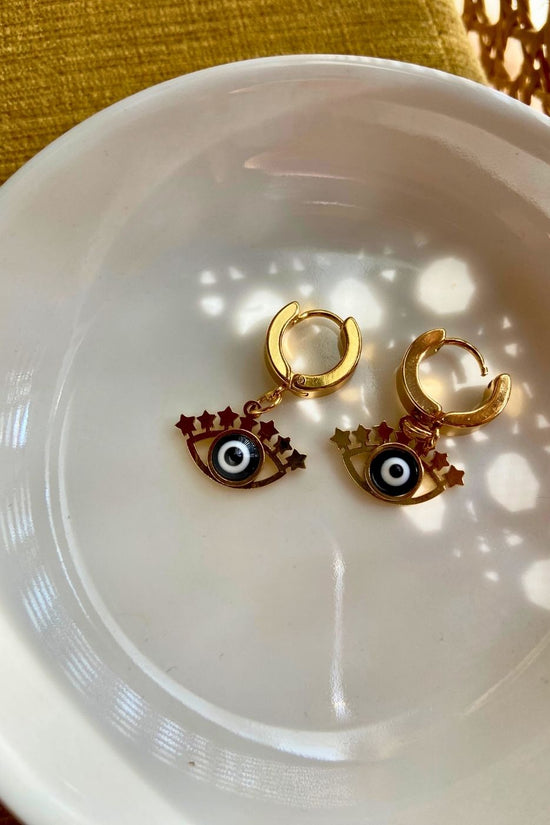 waterproof Evil Eye Earrings