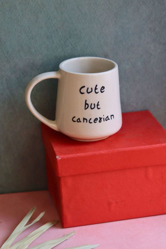 cute but cancerian mug in a gift box for perfect gift