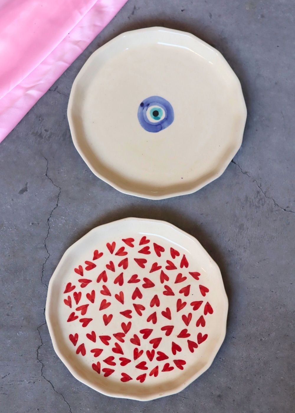 All Heart & Evil eye Snack Plate with premium quality material