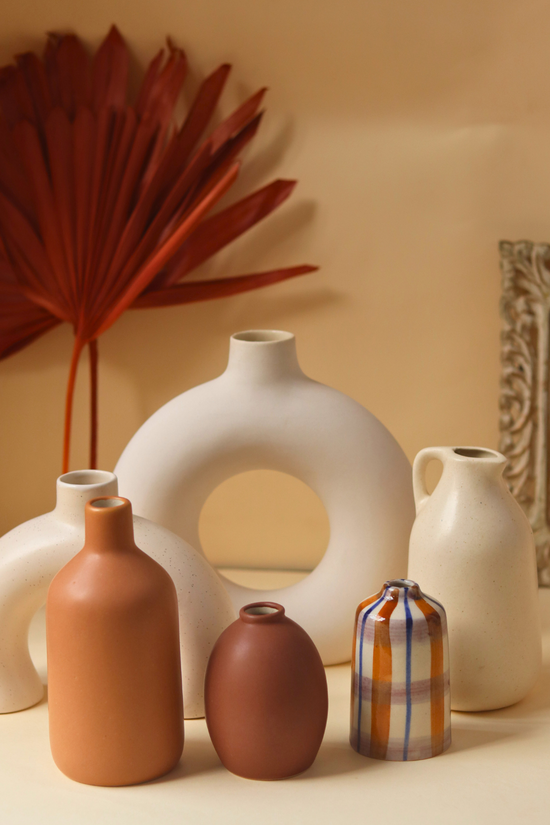 donut & misfit vase handmade in india 