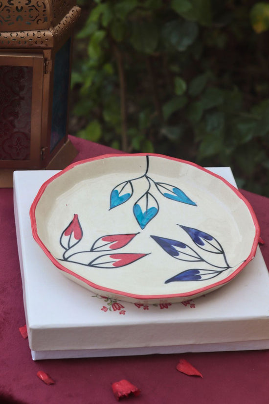 Petal Plate in a Gift Box handmade in india