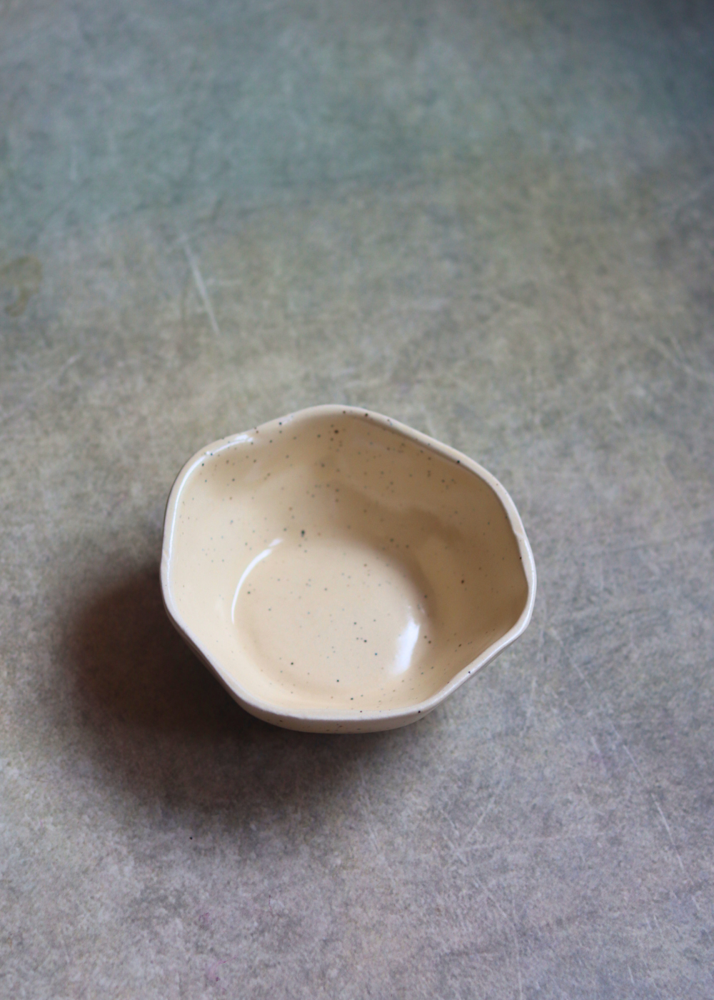Stunning design handmade ceramic creamy bowl