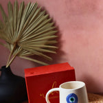 nazar mug in a gift box handmade in india
