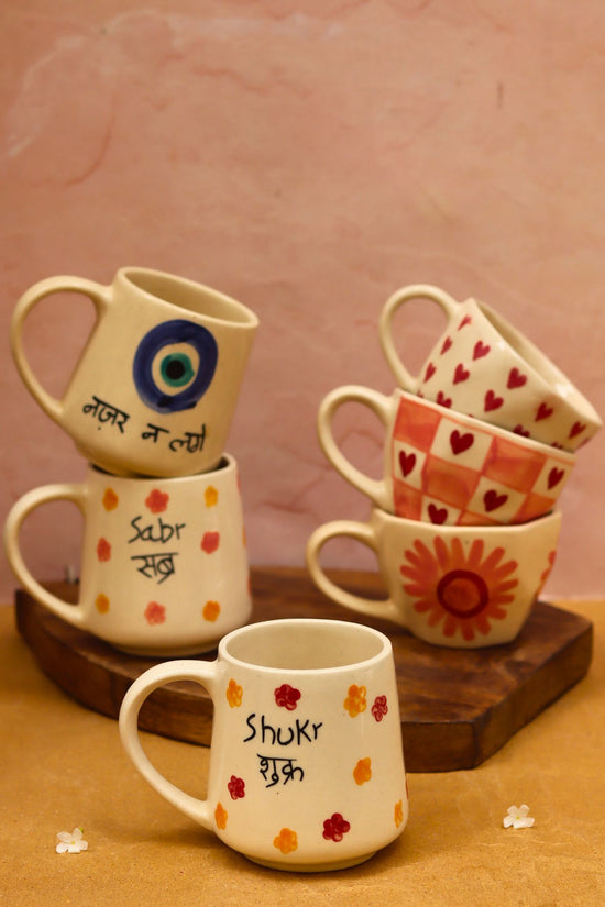 Set of 6 Tea & Coffee Sip Mugs (for the price of 5) with premium quality material