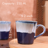 Blue Coffee Mug Height & Breadth