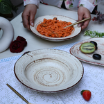 the rustics dinner set made by ceramic 