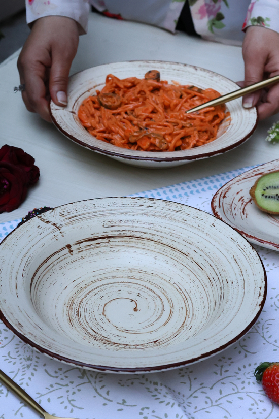 the rustics dinner set made by ceramic 