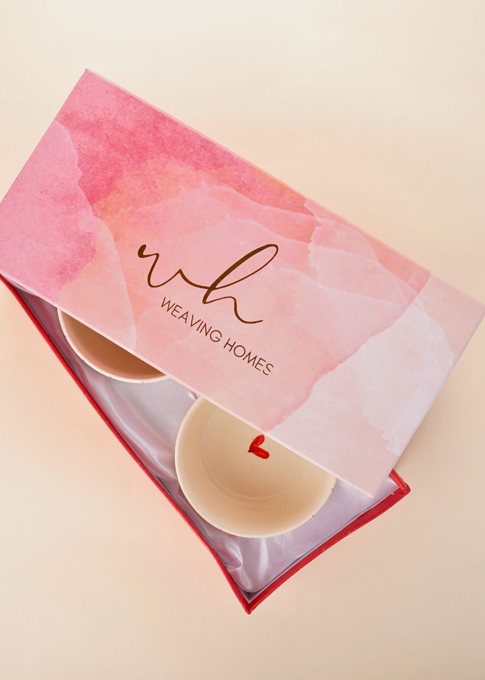 gifting , his & her heart bowl set