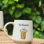 Handmade Sukoon Mug - The Chai Lovers Edit