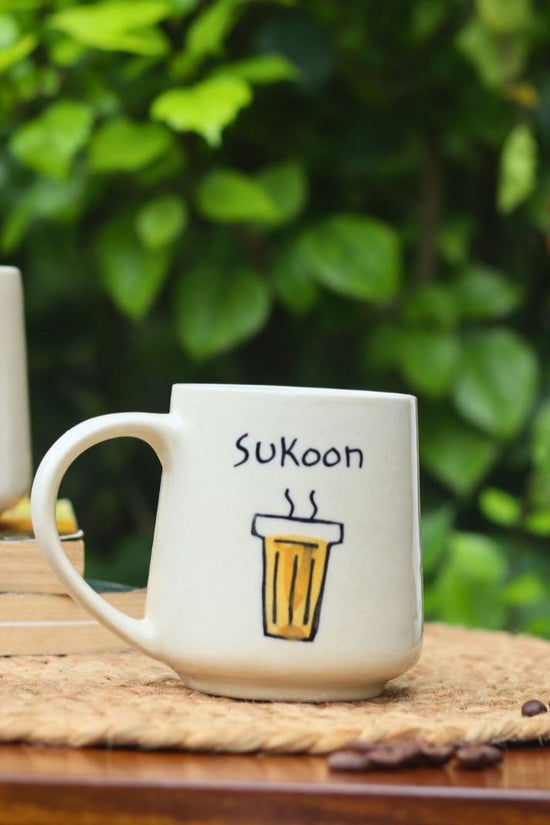 Handmade Sukoon Mug - The Chai Lovers Edit