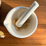 handmade big mortar & pestle 