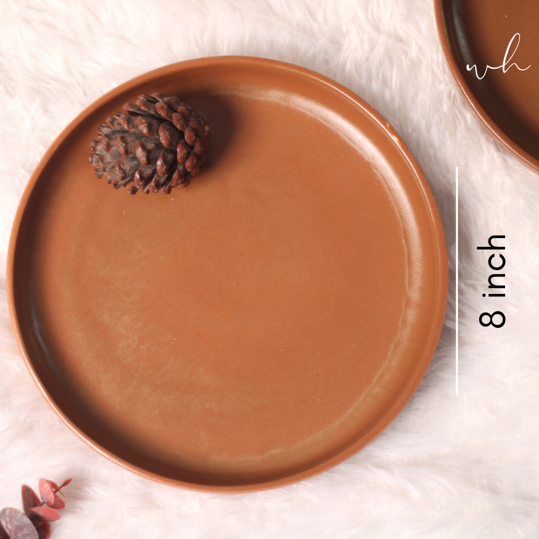 Minimal Rust Platter – WeavingHomes