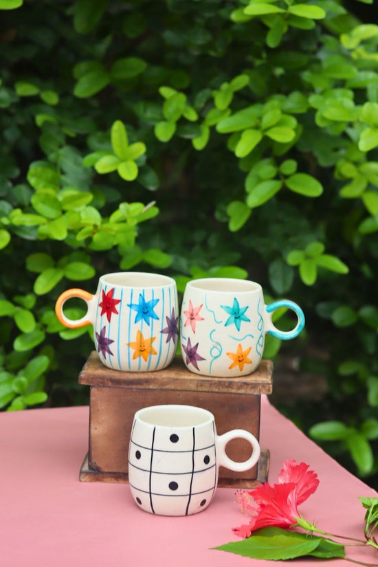 Set of 3 - Perfect Pour Mugs with premium quality material