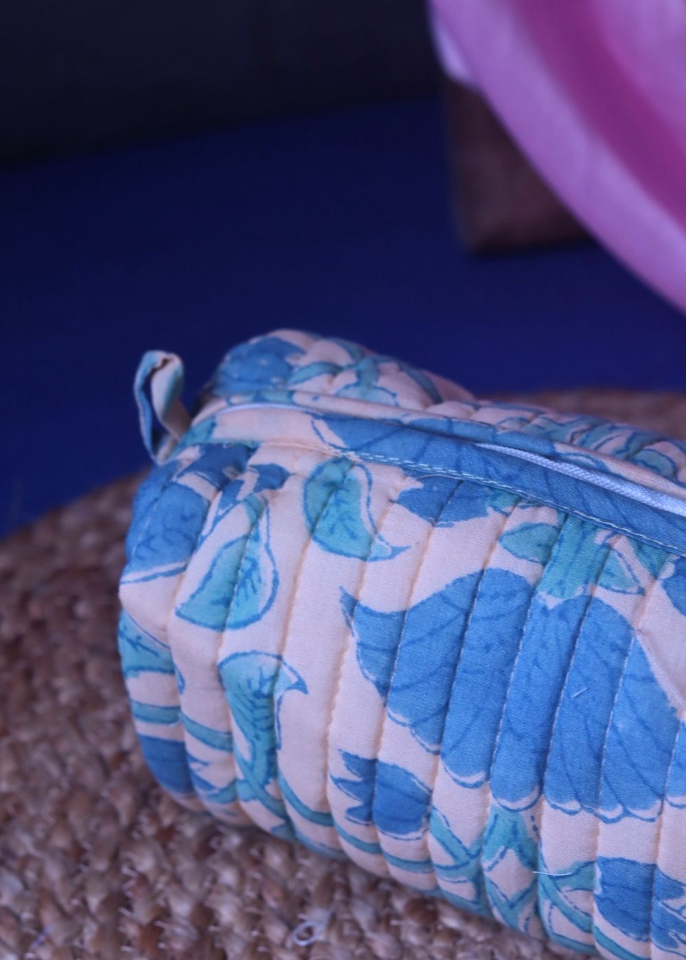 Aqua Magic Toiletry Bag - Small handmade in india