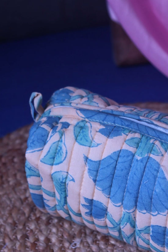 Aqua Magic Toiletry Bag - Small handmade in india