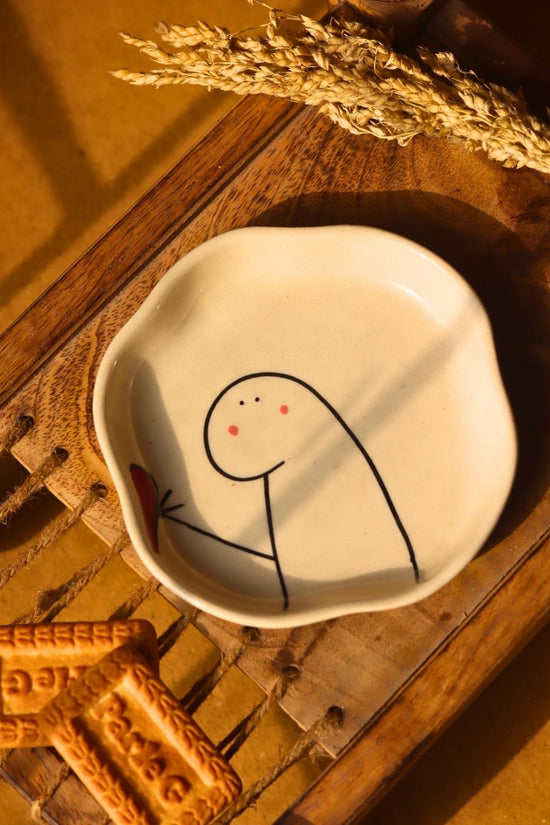 In Love Dessert Plate  with premium quality material