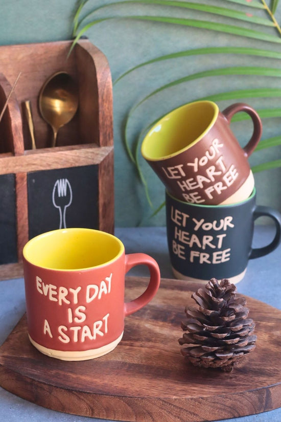 Set of 3 - Morning Magic Mugs with premium quality material