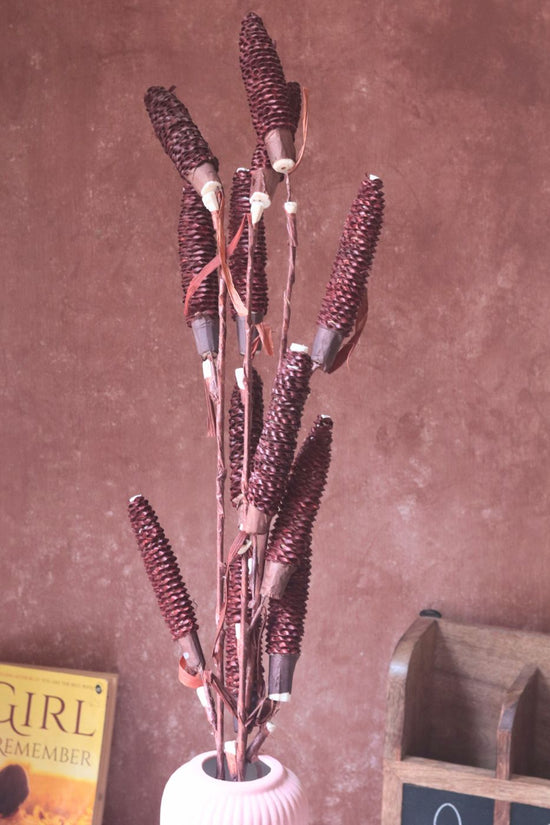 Handmade Dried Brown Pine Chain - Bunch