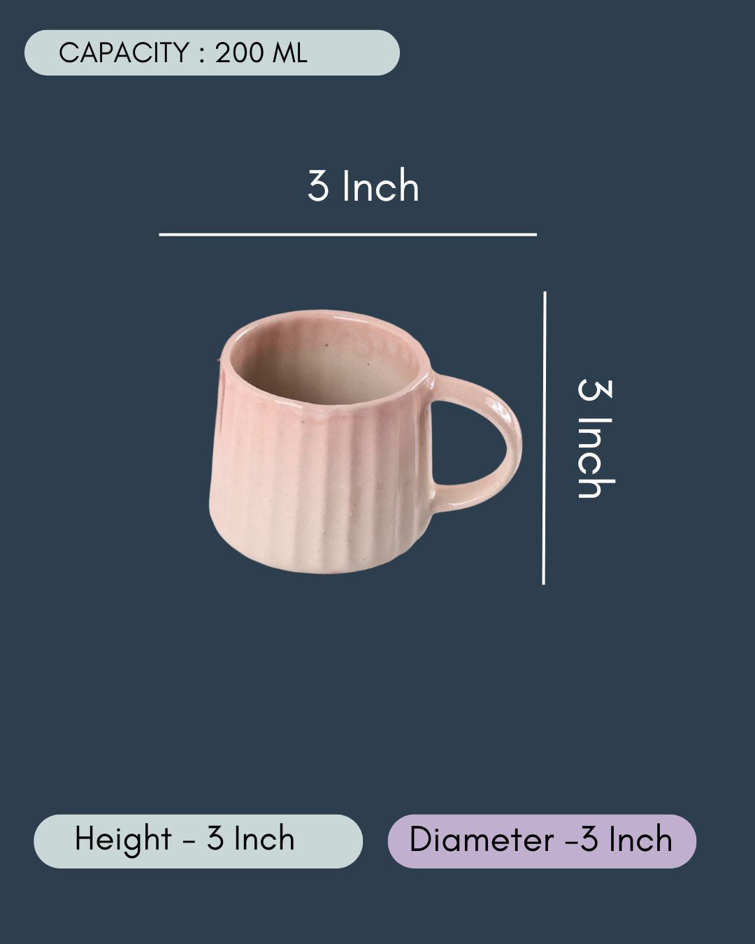 Pink Ombre Mug