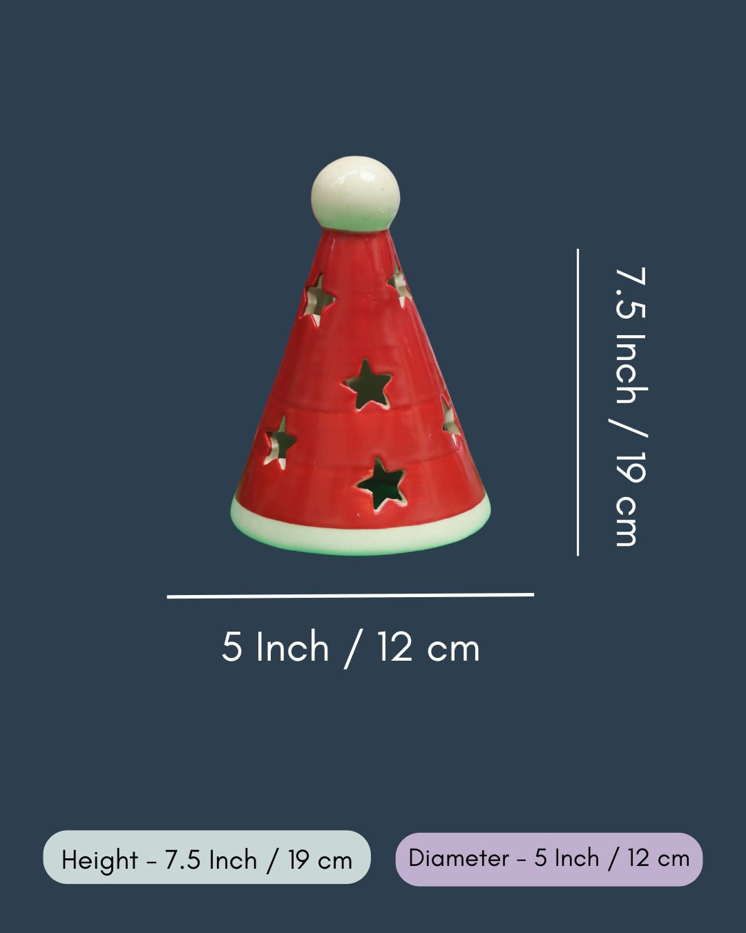 Santa’s Cap Tea Light Diffuser