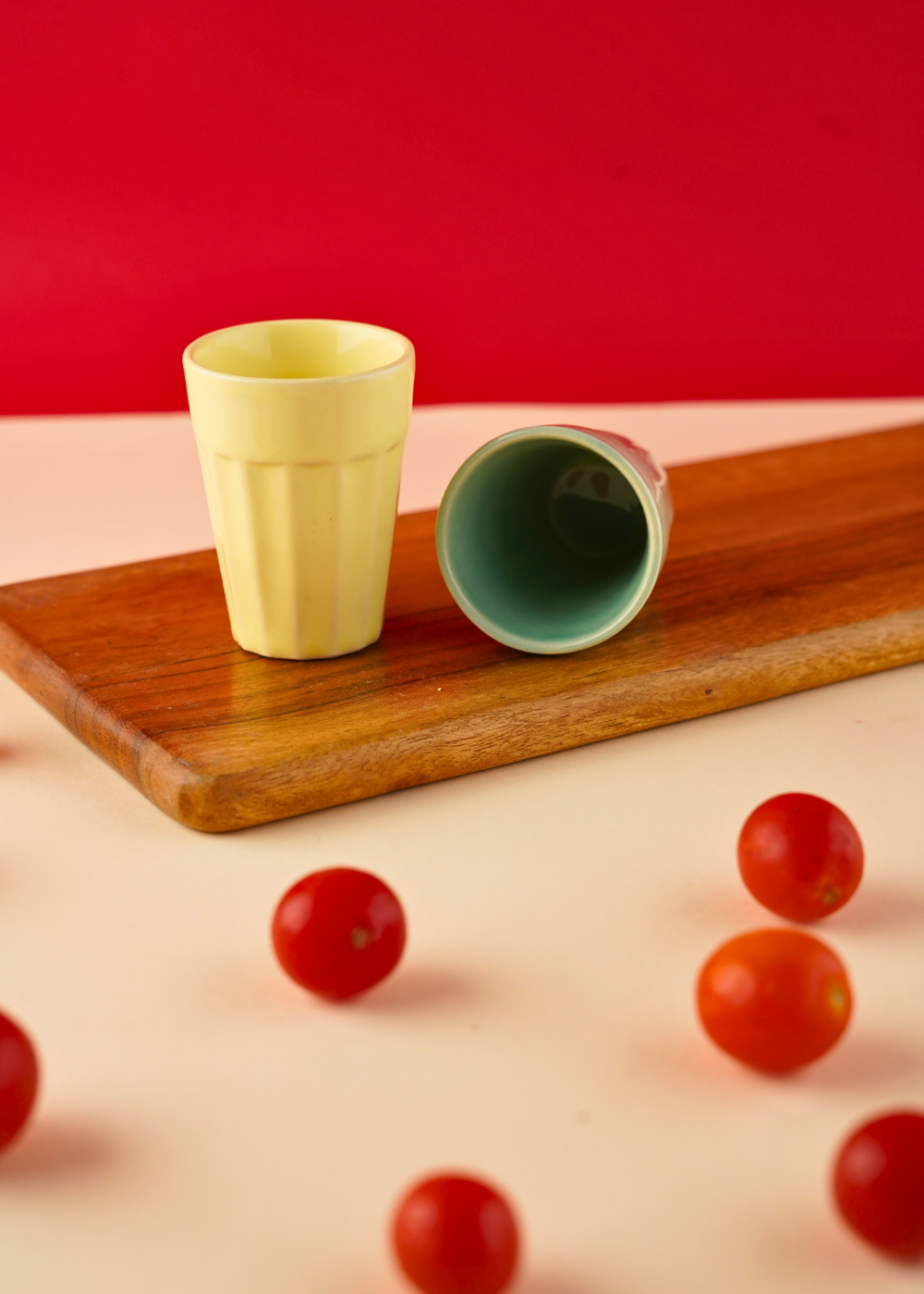 set of two ceramic shot glasses 