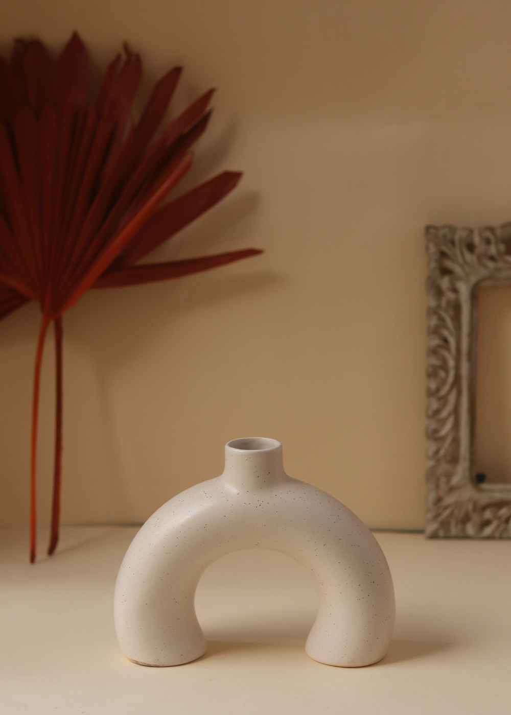 half donut vase handmade in india