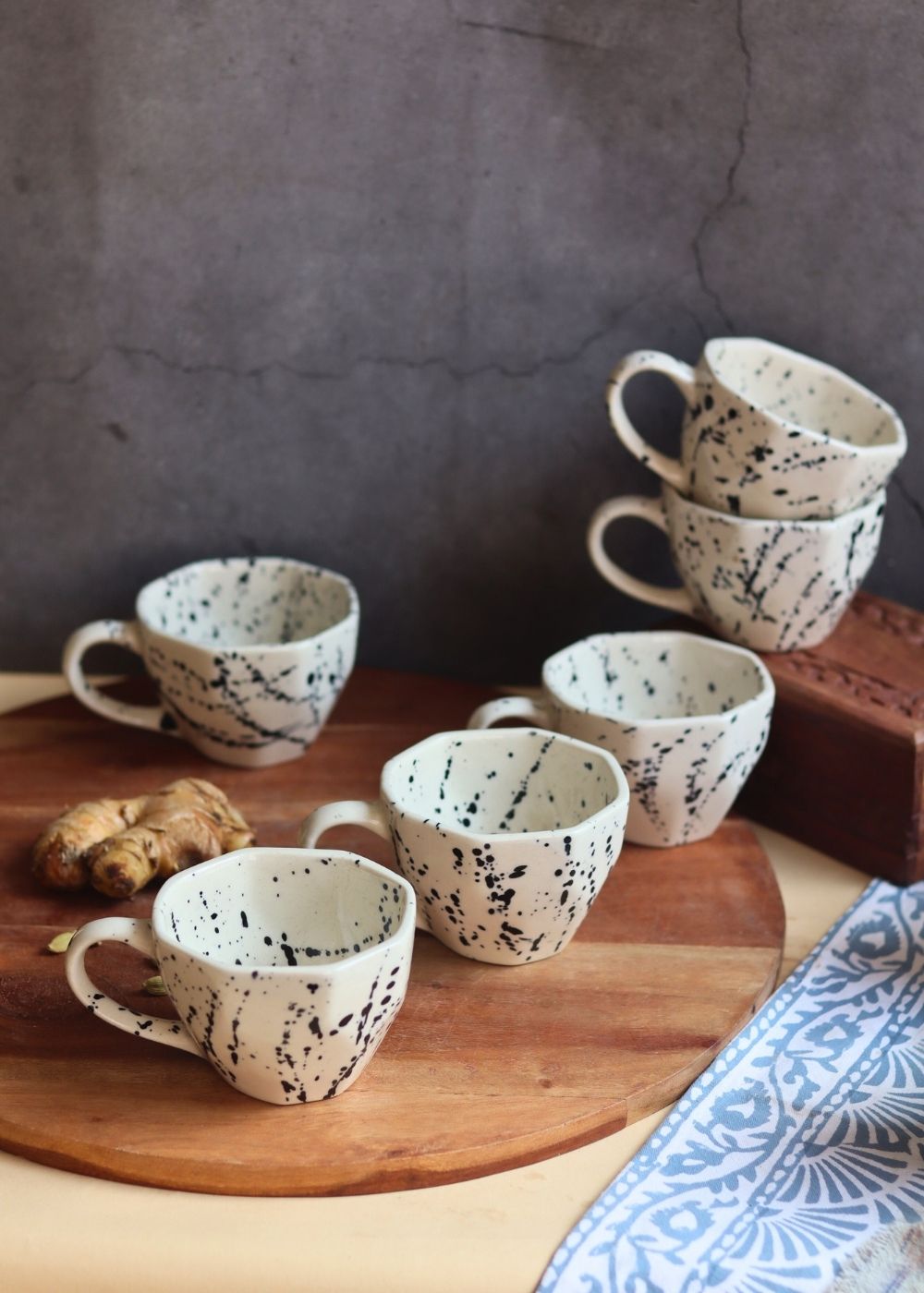 Splash Mug - Set of 6 made by ceramic