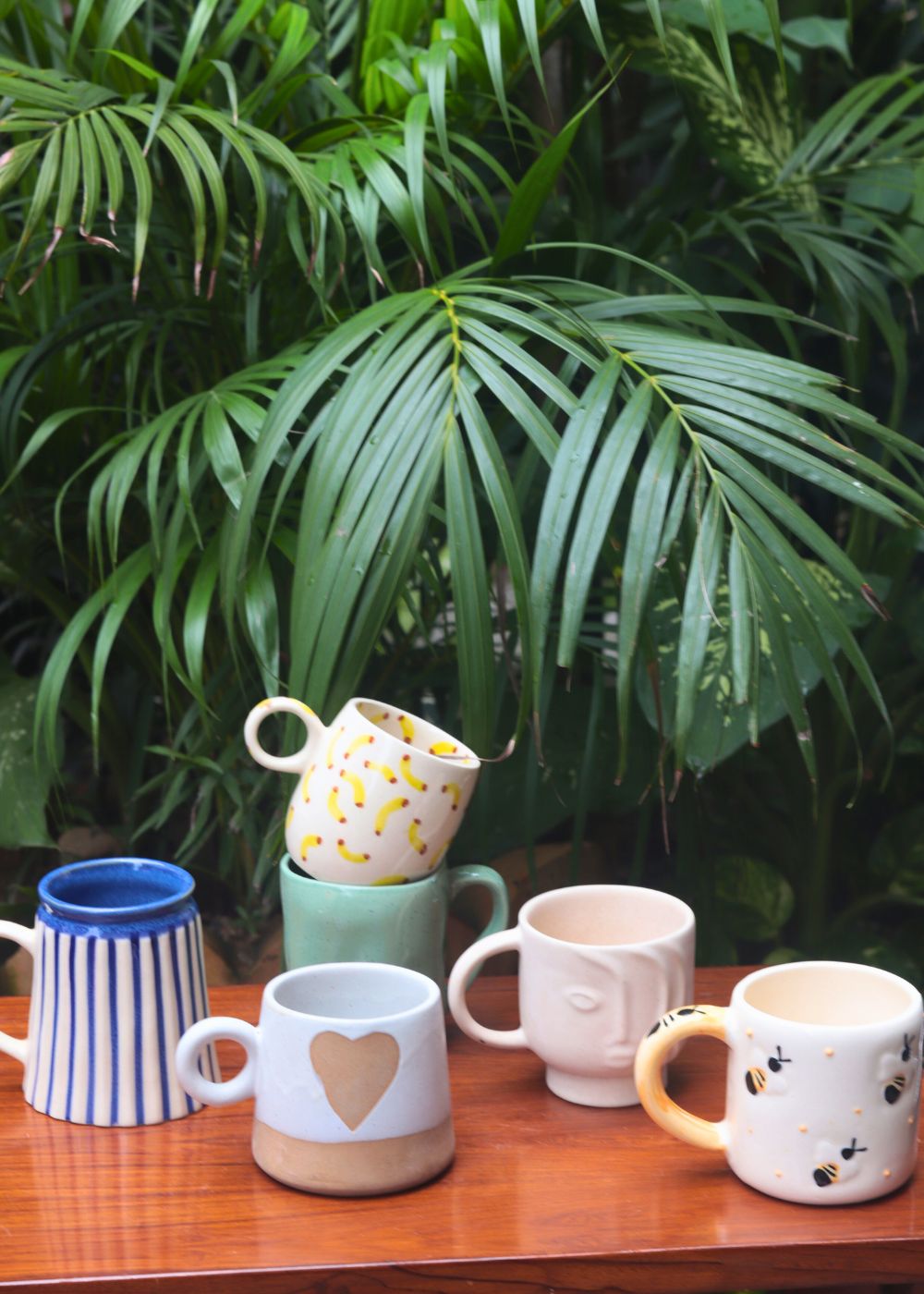 Set of 6 Ceramic Mugs (for the price of 5) made by ceramic