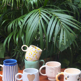 Set of 6 Ceramic Mugs (for the price of 5) made by ceramic