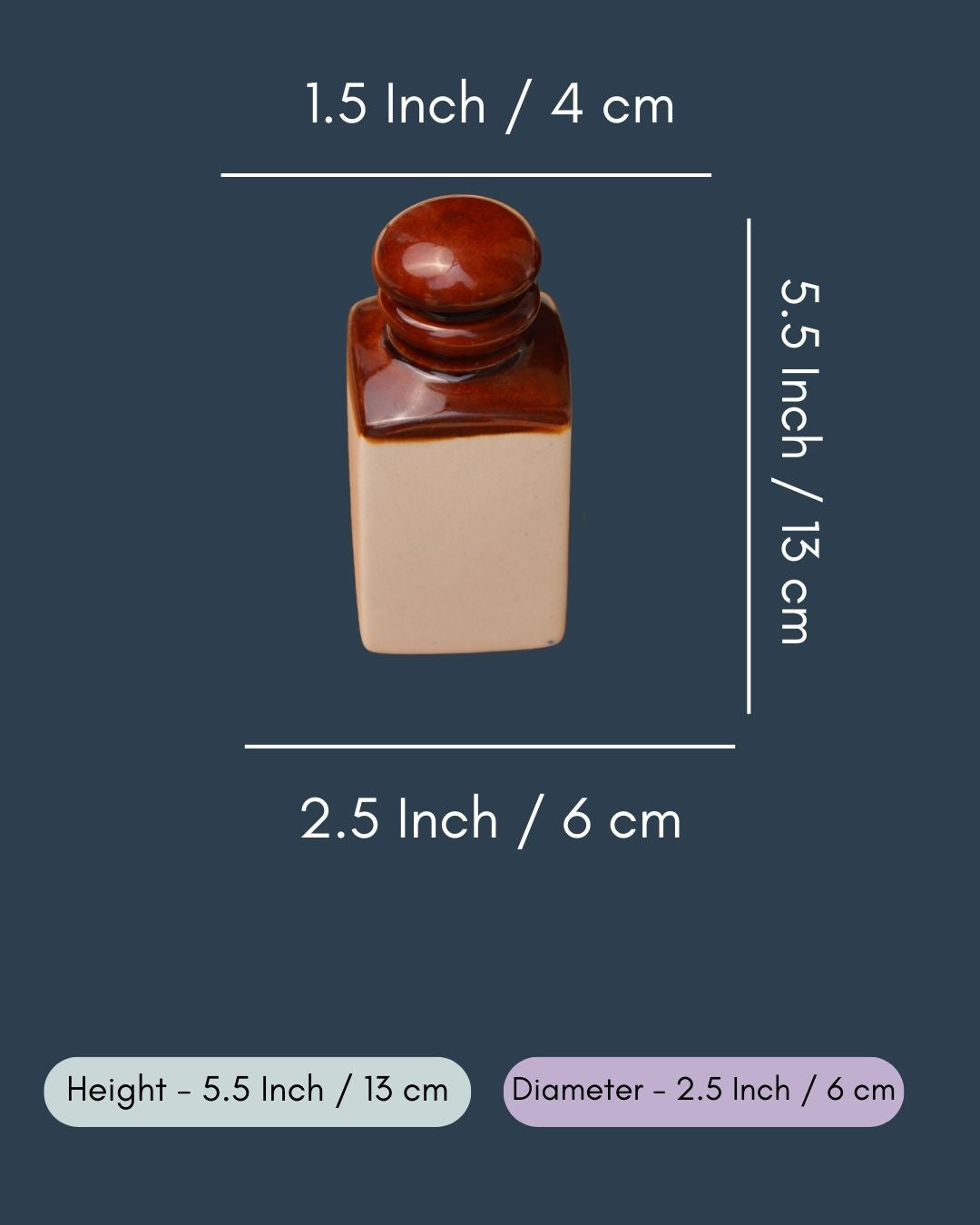 Old School Masala Jar - Set of two