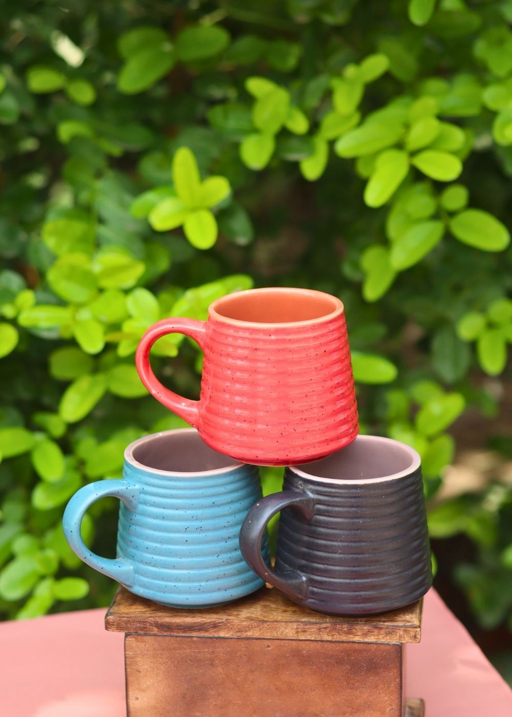 handmade Set of 3 - Tea & Coffee Mugs
