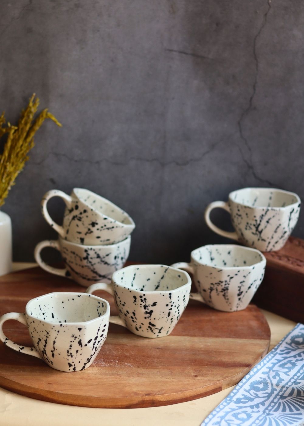 Splash Mug - Set of 6 handmade in india