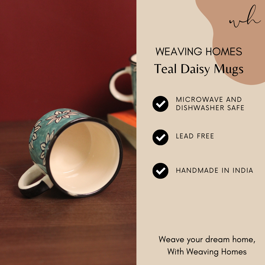 Teal Daisy Mug Signification
