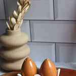 handmade egg salt & pepper shaker