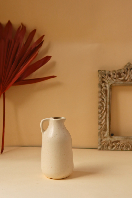 handmade milk jug made by ceramic 