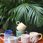 Set of 6 Ceramic Mugs (for the price of 5) with premium quality material