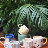 Set of 6 Ceramic Mugs (for the price of 5) with premium quality material