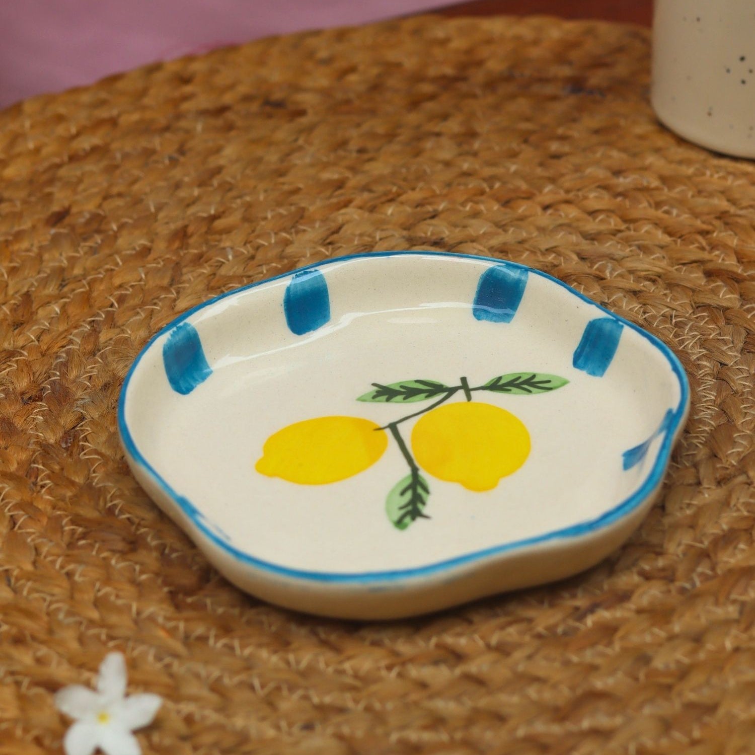 Handmade Lemon Handmade dessert Plate