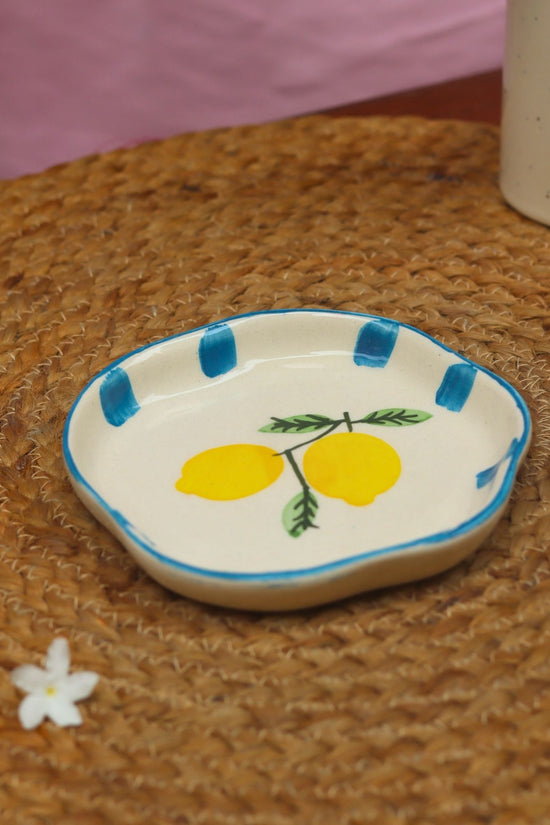 Handmade Lemon Handmade dessert Plate